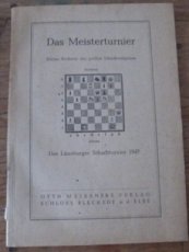 30637 Laaser, W. Das Meisterturnier, Das Lüneburger Schachturnier 1947