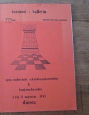 30762 Viering, W. Open Nederlands Schaakkampioenschap & Bondswedstrijden, Dieren, 1983