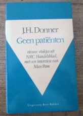 Donner, J.H. Geen patienten