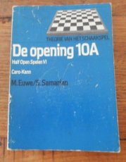 Euwe, M. Theorie van het schaakspel, De opening 10A, Half open spelen VI