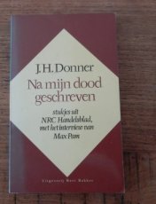 Donner, J.H. Na mijn dood geschreven