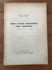 Czerniak, M. Israel's second International Chess Tournament