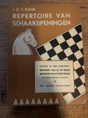 33910 Donk, J. Repertoire van schaakopeningen