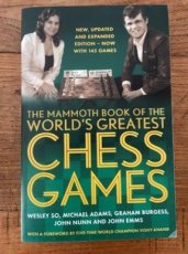 34142 So, W. The Mammoth book of the world's greatest chess games