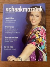 34193 Faber, S. Schaakmozaïek, Lustrummagazine 15e toernooi Hoogeveen