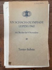 34393 XIV Schach-Olympiade Leipzig 1960, Turnier-Bulletin