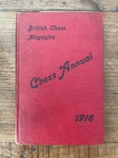 34552 Brown, I. The "British Chess Magazine" Chess Annual 1916
