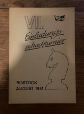 VII. Einladungsschachturnier Rostock, 1981