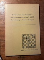 34679 Deutsche Hochschul-einzelmeisterschaft 1987