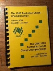 34690 The 1988 Australian Chess Championships Gosford, The CMC Australian Junior Chess Championships