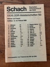 XXXII. DDR-Meisterschaften '83, Männer unf Frauen, Coltbus