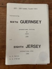 34707 Martin, A. 1973-1980 Channel Island Chess, Incorporating sixth Guernsey and eight Jersey International open 1980