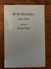 34803 Gaige, J. BCM Obit Index (1881-1993)