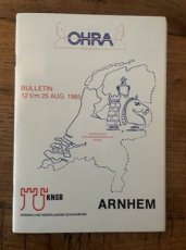 34856 KNSB Bulletin Nederlands Schaakkampioenschap Dames 1985