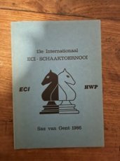 34896 Ploeger, M. 13e Internationaal ECI-Schaaktoernooi Sas van Gent 1986