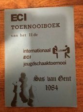 34900 ECI Toernooiboek van het 11de Internationaal ECI-Schaaktoernooi Sas van Gent 1984