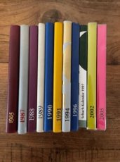 Schach-Kalender 1985,1987,1988,1989,1990,1991,1994,1996,1997,2002,2005
