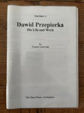 Lissowski, T. Dawid Przepiorka, His Life and Work