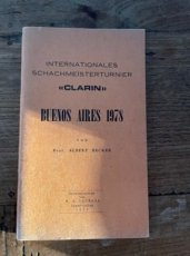 34998 Becker, A. Internationales Schachmeisterturnier Buenos Aires 1978