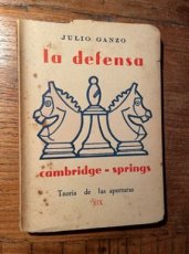35134 Ganzo, J. La defensa Cambridge-Springs