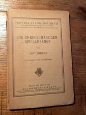 35136 Emmrich, K. Die unregelmässigen Spielanfänge