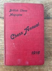 35183 Brown, I. The "British Chess Magazine" Chess Annual 1916