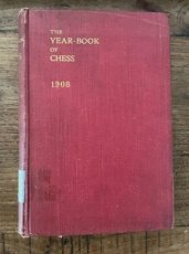 35186 Michell, E. Year-book of chess 1908, hardcover