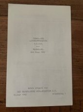 35232 Tweede Landenontmoeting USSR - Nederland Den Haag 1962