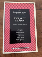 35372 Wade, R. The book of the world championship, Kasparov vs Karpov London / Leningrad 1986
