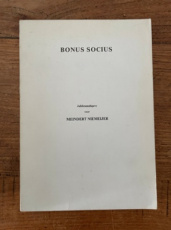 Niemeijer, M. Bonus Socius, jubileumuitgave, Bijdragen tot de cultuurgeschiedenis van het schaakspel en andere bord