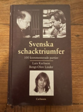 Karlsson, L. Svenska schacktriumfer, 100 kommentarade prtier, hardcover