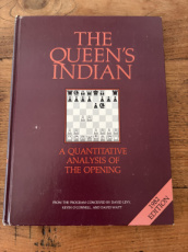 35619 Levy, D. The Queen's Indian, a quantitative analysis of the opening, hardcover