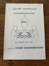 35621 Serdijn, J. 51e Daniël Noteboom schaaktoernooi 1991