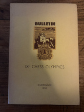 35642 Bulletin IXth Chess Olympics Dubrovnik 1950